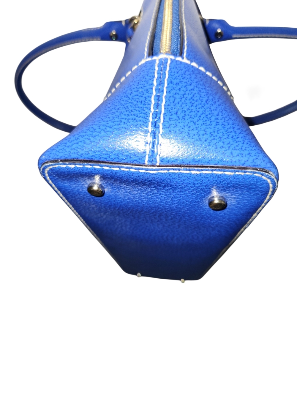 Kate Spade Electric Blue Leather Dome Satchel - Picture 6 of 13